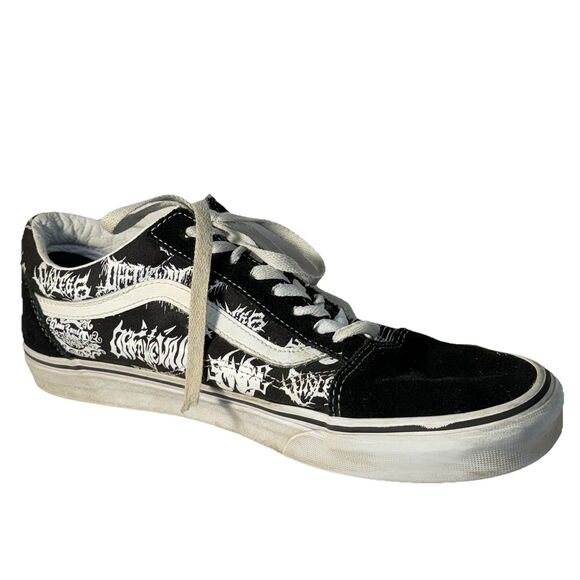 VANS Old Skool Forgotten Bones Size 11 suede and canvas - Picture 1 of 11